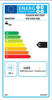 Chauffe-eau électrique 50L vertical stéatite Stileos - ARISTON