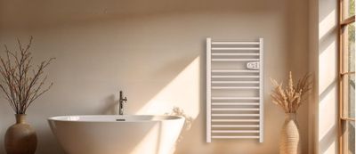 Sèche-serviettes à inertie sèche AMSTA 750W blanc - BESTHERM