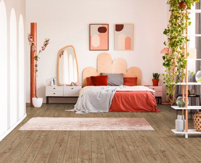 Sol stratifié décor pin naturel ép 8 mm 19,3 x 138,0 cm AC4 paquet de 2,131 m² KRONOTEX