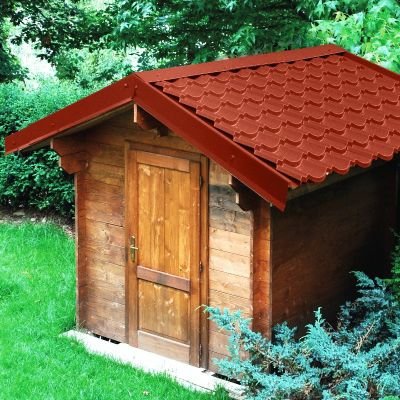 Plaque imitation tuile acier texturé rouge TUILE R® l.870 mm BACACIER