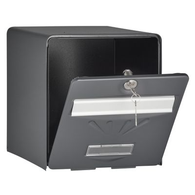 Boîte aux lettres Balnéaire 1 porte anthracite BURG-WÄCHTER