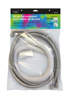Kit de raccordement pour cabine de douche DN13 - FITT