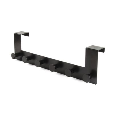 Patère 6 têtes aluminium noir mat REI