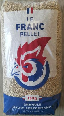 Pellet granulés bois 100 % résineux sac de 15 kg - LE FRANC PELLET
