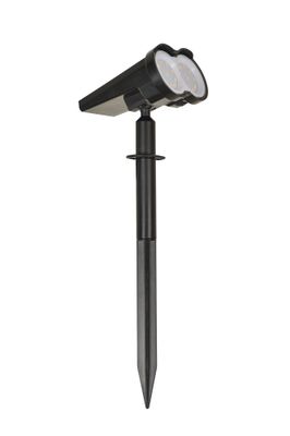 Spot à piquer solaire LED Wally noir IP65 80 lumens  blanc neutre - COREP