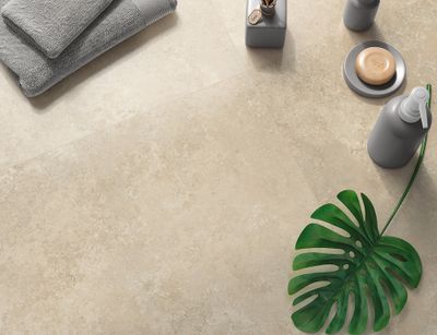 Carrelage de sol intérieur beige AMADEO ép 8 mm 60,5 x 60,5 cm paquet de 1,46 m² - CERAM INDUSTRIE