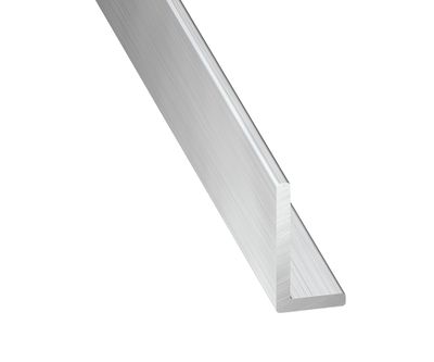 CORNIERE INEGALE ALU BRUT 20X15X1,2MM 2,50M CQFD