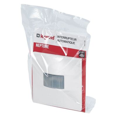 Interrupteur automatique encastrable complet Blanc - Neptune LEGRAND