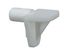 Supports de rayon diamètre 5 mm plastique blanc par 24