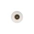 Bouton de meuble rond porcelaine blanc diamètre 31 mm REI