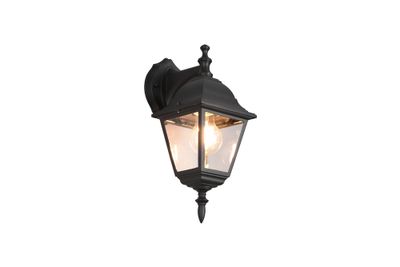 Applique extérieur descendante E27 Livenza noir IP44 60W - TRIO