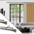 Kit double tringle extensible en métal de 2 à 3.70 m diam 16 à 28 mm Finition Nickel - MOBOIS