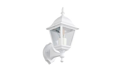 Applique extérieur montante E27 Livenza blanc IP44 60W - TRIO