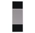 Porte de placard Miroir et Noir Profil blanc H 248,5 x L 92,2 cm YNGENIO