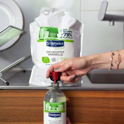 Gel concentré vaisselle recharge 3L SOLUVERT