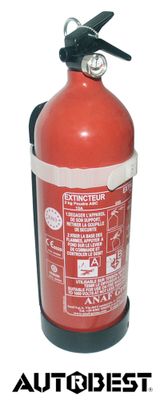 Extincteur 2 kg homologué ABC avec manomètre AUTOBEST