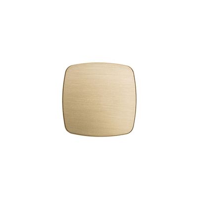 Bouton de meuble carré laiton 42 x 42 mm REI