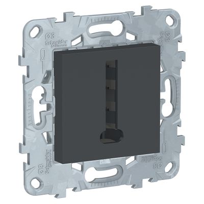 Prise téléphone anthracite - Unica SCHNEIDER ELECTRIC