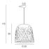 Suspension bambou E27 60W Ø35 cm SAKURA - COREP