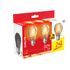 Ampoules filament LED E27 4W = 340 lumens blanc chaud par 3 - XANLITE