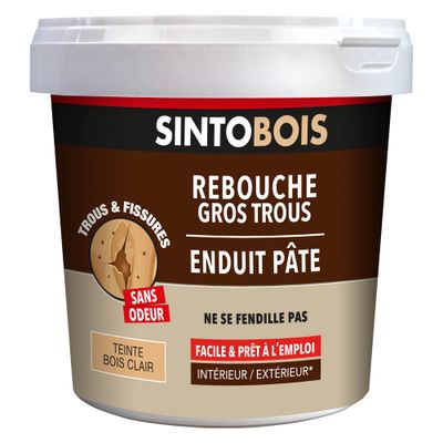 Enduit pâte clair 2 kg - SINTOBOIS