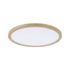 Plafonnier salle de bains LED Atria Shine Ø 30cm effet bois IP44 2250 lumens blanc variable CCT - PAULMANN
