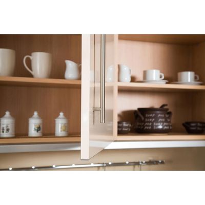 Poignée de meuble cylindrique inox entraxe 128 mm REI