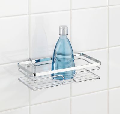 Etagère de salle de bain droite acier inox Premium WENKO