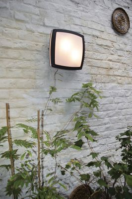 Hublot E27 Isida gris IP54 2x23 W - TIBELEC