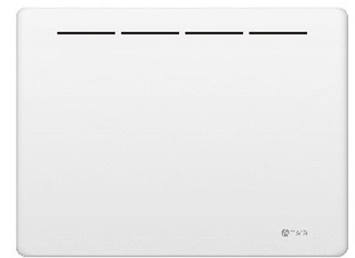 Radiateur à inertie sèche AMSTA 1000W blanc horizontal - BESTHERM