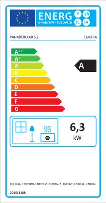 Poêle à bois 6,3 kW Zahara PANADERO
