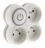 Multiprise murale 3 prises ou triplite avec interrupteur blanc ZENITECH