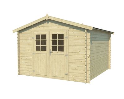 Abri de jardin en bois Aurely 8,20 m² LASITA MAJA Livraison à domicile incluse