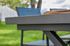 Table de jardin rectangulaire Hortense en aluminium et céramique Gris 200/260x100x74 cm