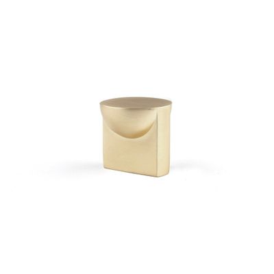Bouton de meuble zamak doré mat diamètre 25 mm REI