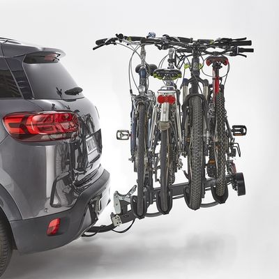 Porte vélo 4 vélos électriques sur attelage rabattable Premium  MOTTEZ