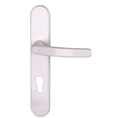 Poignées de porte Beverly blanc mat à cylindre ALPERTEC