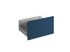 Façade tiroir pour meuble de cuisine Lotus bleu indigo mat 35 x 60 cm OFITRES