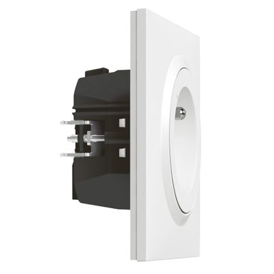 Prises électriques connectées encastrables + plaque Blanc par 3 - Dooxie with Netatmo LEGRAND