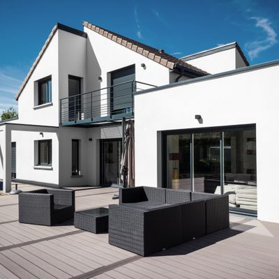 Peinture Façade-Mat-10 L-Blanc - RIPOLIN