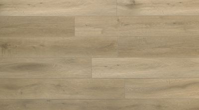 Sol vinyle effet bois beige YUKON BEACH ép 5 mm 17,6 x 121,3 cm compatible pièce humide paquet de 2,34 m² LAMETT