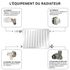 Kit robinet de radiateur avec tête manuelle SOMATHERM