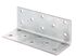 Equerre d'assemblage d'angle large galva 40 x 40 x 100 mm ALBERTS