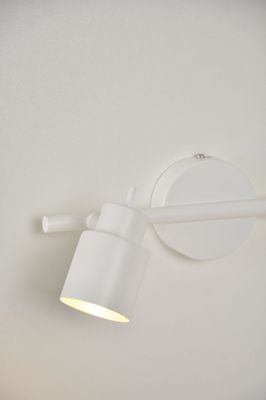 Réglette 2 spots GU10 Logan blanc 2x5W 700 Lumens - COREP