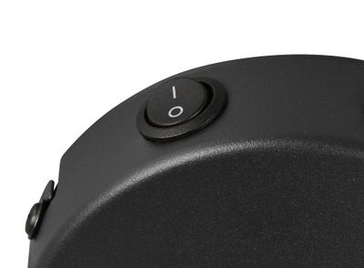 Spot E14 Valentin noir et bois 10W - REALITY