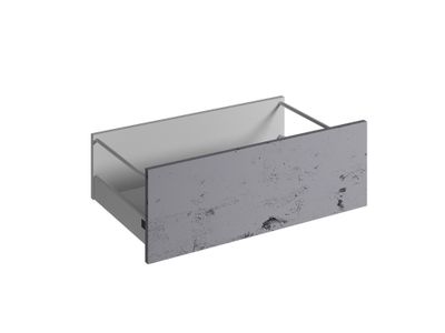 Façade tiroir pour meuble de cuisine Lotus béton mat 27,6 x 80 cm OFITRES