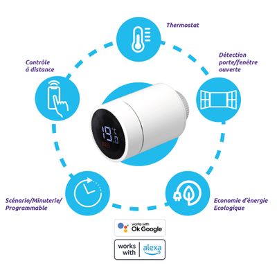 Tête thermostatique connectée - SEDEA