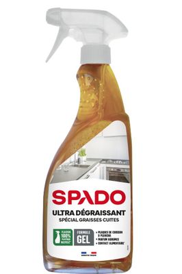 Ultra dégraissant gel spécial graisses cuites 750 ml SPADO