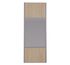 Porte de placard Miroir et Chêne Naturel Profil gris H 248,5 x L 92,2 cm YNGENIO