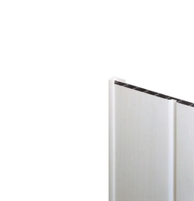 Profil finition d'extrémité PVC blanc lambris PVC épaisseur 5 à 8 mm - longueur 2600 mm - GROSFILLEX